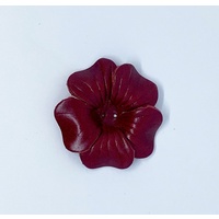 Leather Petals - Style 6 [Colour: Burgundy]
