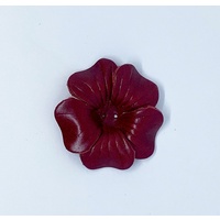 Leather Petals - Style 6 [Colour: Burgundy]