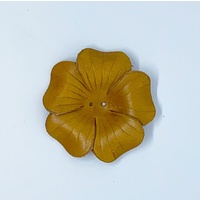 Leather Petals - Style 6 [Colour: Mustard]