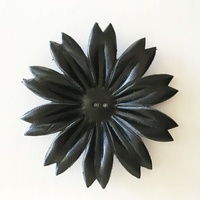 Leather Petals - Style 5 [Colour: Black]