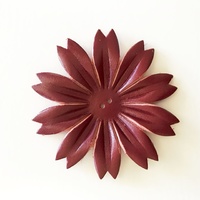 Leather Petals - Style 5 [Colour: Burgundy]