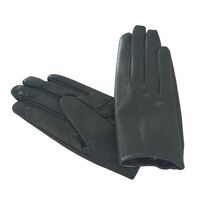 Gloves/Leather/Full - Dark Green[Size: Medium (18cm)]