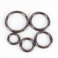 O Ring/Spring Gate - Gunmetal [Size: 19mm]