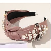 Headband/Mila [Colour: Dusty Pink]