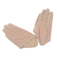 Gloves/Driving/Leather - Pink Blush [Size: Large (19cm)]
