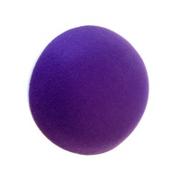 Wool Felt/Large Button [Colour: Purple]