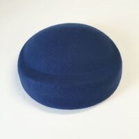 Wool Felt/Oval Pillbox [Colour: Classic Blue]