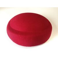 Wool Felt/Oval Pillbox [Colour: Red]
