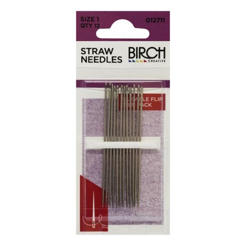 Sewing Needles/Straw - Size 1