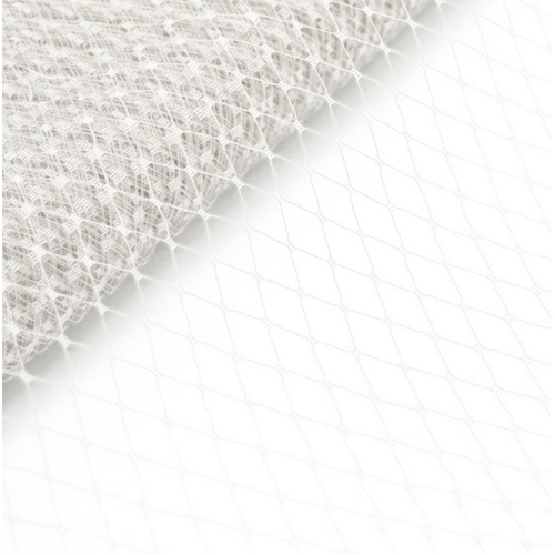 Veiling 18" Plain - White