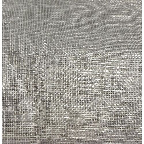 Sinamay/Lurex/50cm piece [Colour: Silver Lurex]