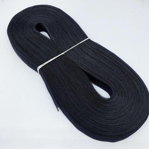 1" Crin/Stiff/No Drawstring/Roll - (419) Black