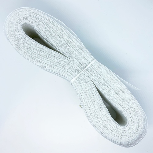 3" Crin/Stiff/Drawstring/Roll - (001) White