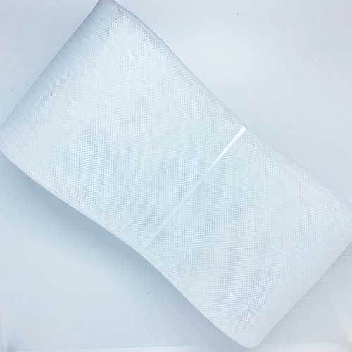 6" Crin/Stiff/No Drawstring/Roll - (001) White