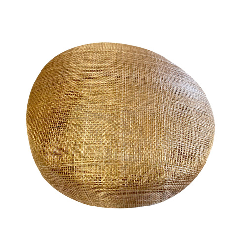 Sinamay Base/Pillbox - Gold (038)