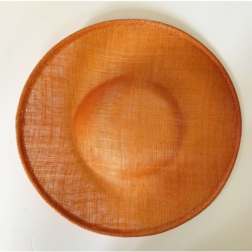 Sinamay Base/Saucer - Orange (020)