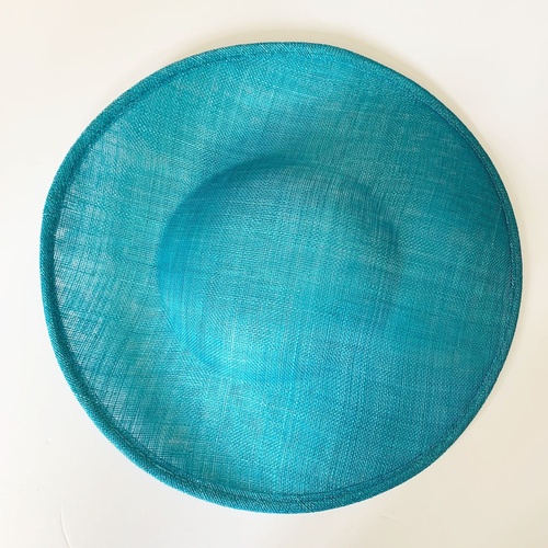 Sinamay Base/Saucer - Turquoise (062)
