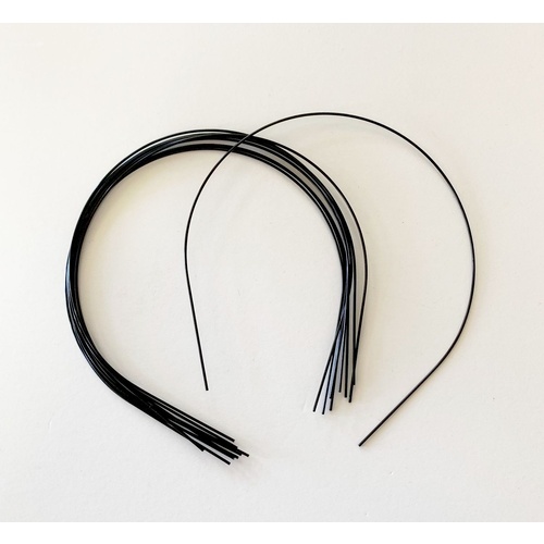 Headband/Wire/Qty 10 - Black