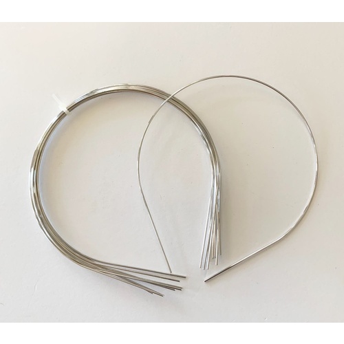 Headband/Wire/Qty 10 - Silver