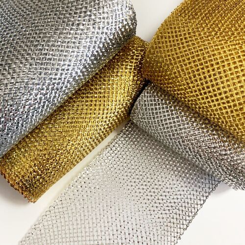 4" Crinoline/Metallic/per meter
