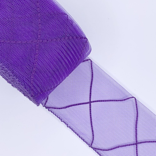 2" Plain Crinoline - Purple w/Purple Thread