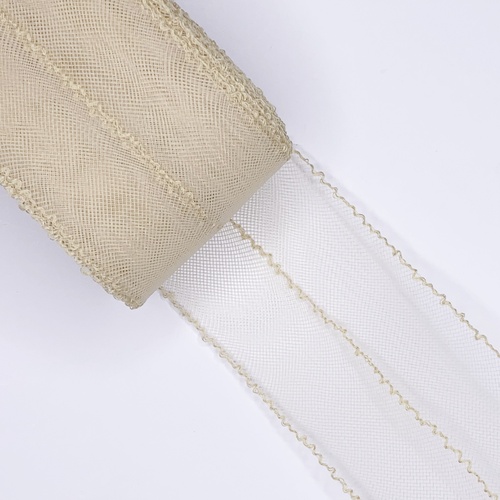 3" Plain Crinoline - Cream w/Cream Thread