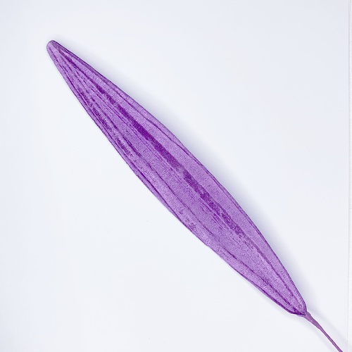 Single Velvet Leaf - Light Purple