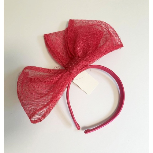 SPECIAL/Fascinator 2 - Hot Pink