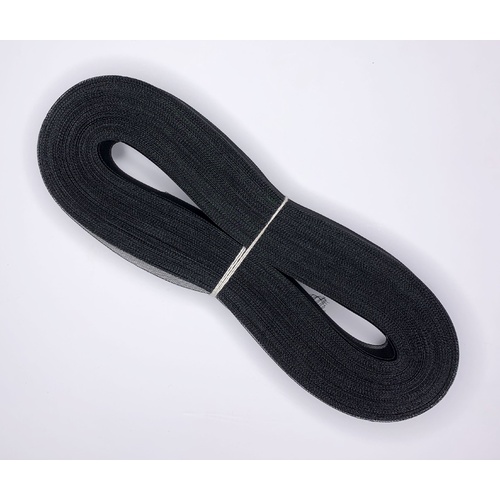 1" Crin/Drawstring/Roll - (419) Black