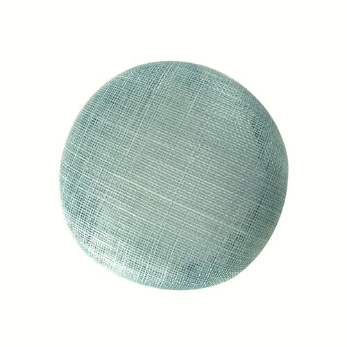 Sinamay Base/Button - Blue Ice 