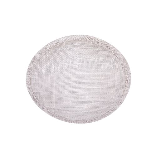 Sinamay Base/Teardrop - White (069)