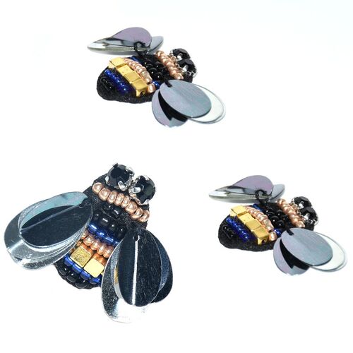 Beaded Bee - Qty 3