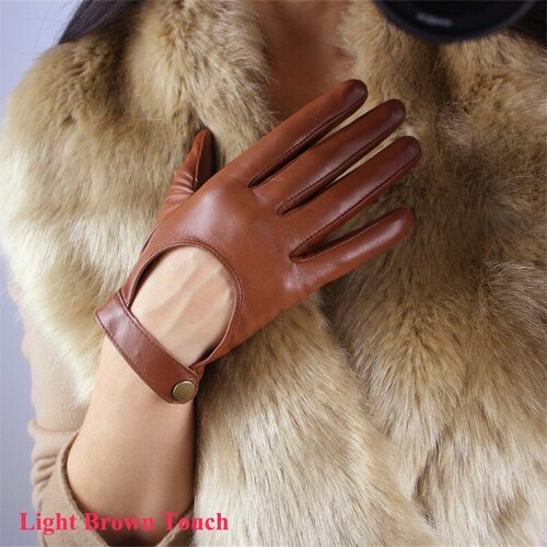 Gloves/Leather/Style 9 - Brown