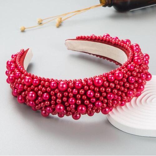 Headband/Mia [Colour: Red]