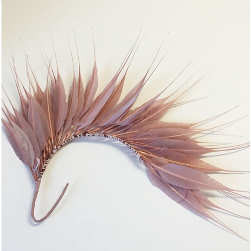 Feather Mount/Style 1 - Dusty Pink