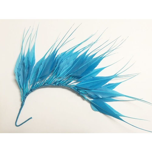 Feather Mount/Style 1 - Turquoise