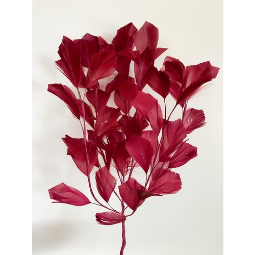 Feather Tree/Style 4 - Burgundy
