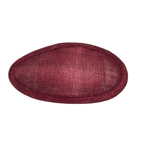 Sinamay Base/Half - Burgundy (002)