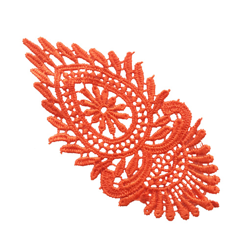 Guipure Lace Motif 07 - Orange