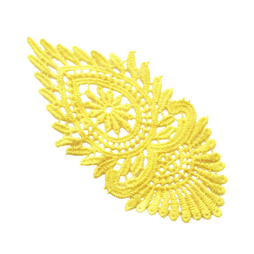 Guipure Lace Motif 07 - Yellow