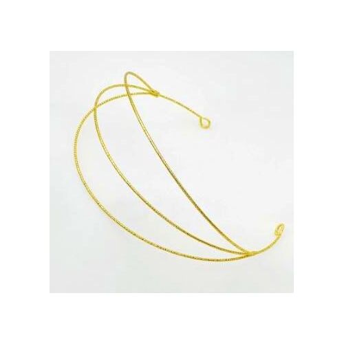 Headband/Metal/Triple [Colour: Bright Gold]