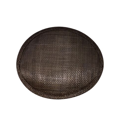 Sinamay Base/Teardrop - Chocolate