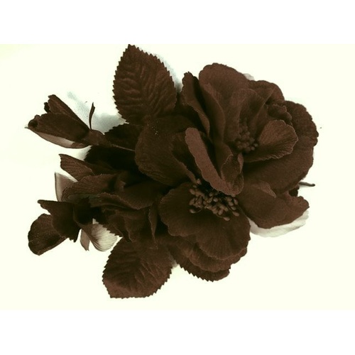 SPECIAL/Velvet Flower Stem - Chocolate
