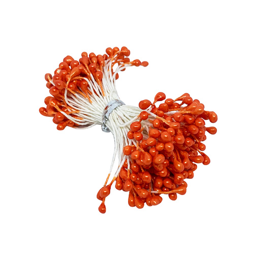 Stamen Pearl - Dark Orange