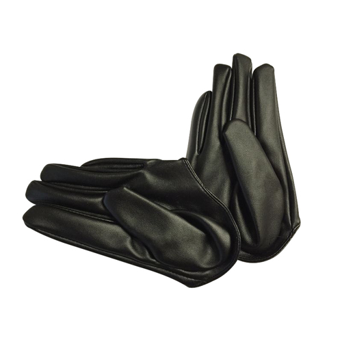 Glove/Driving/Plain - Black