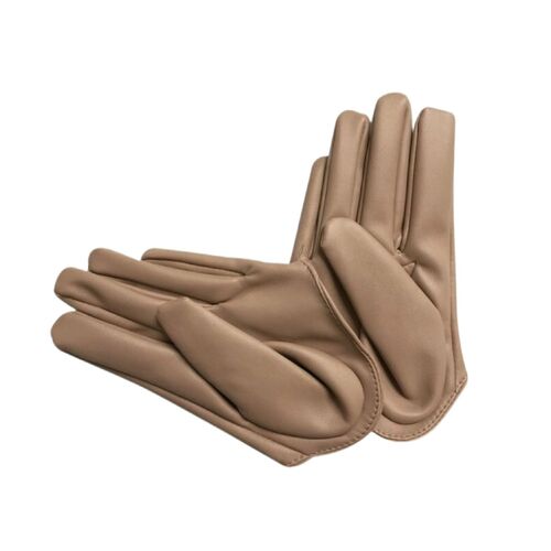 Glove/Driving/Plain - Caramel