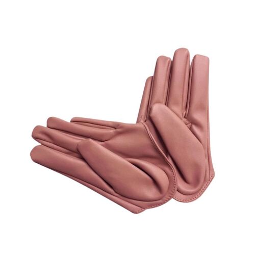 Glove/Driving/Plain - Dusty Pink