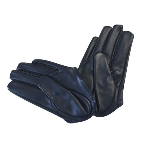 Glove/Driving/Plain - Navy Blue
