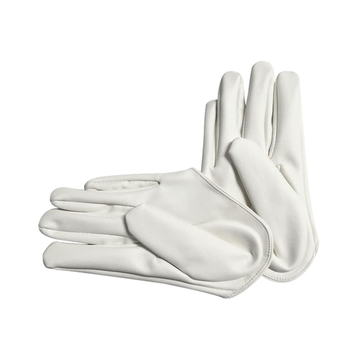 Glove/Driving/Plain - White