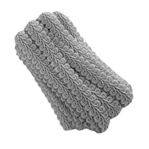 Qty 5m/Braid/Gimp 12mm - Grey